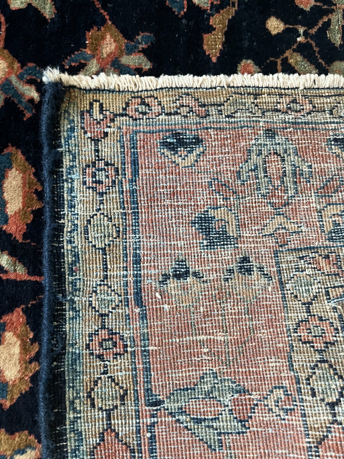 ANTIQUE SAROUKE MOHAJERAN CARPET 4.3 X 6.5 FT