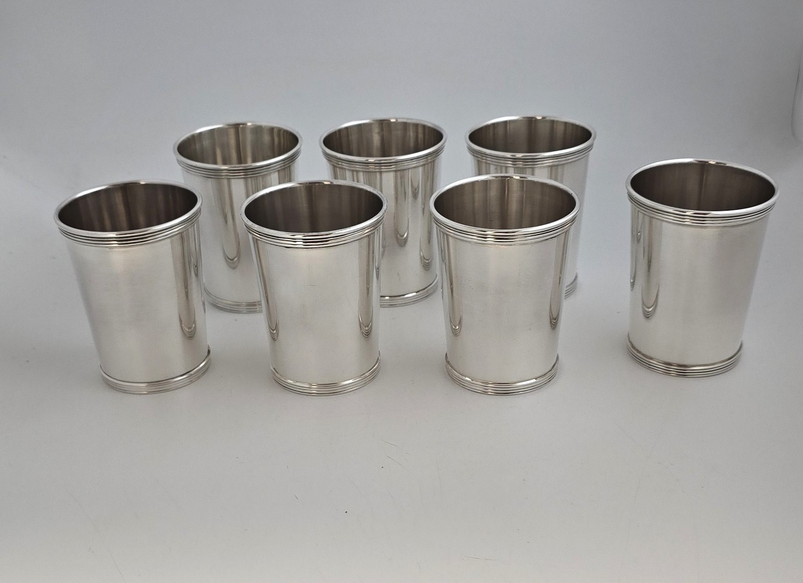 International Sterling Silver Mint Julep Cups #10125-1 27.60 Toz No Mono