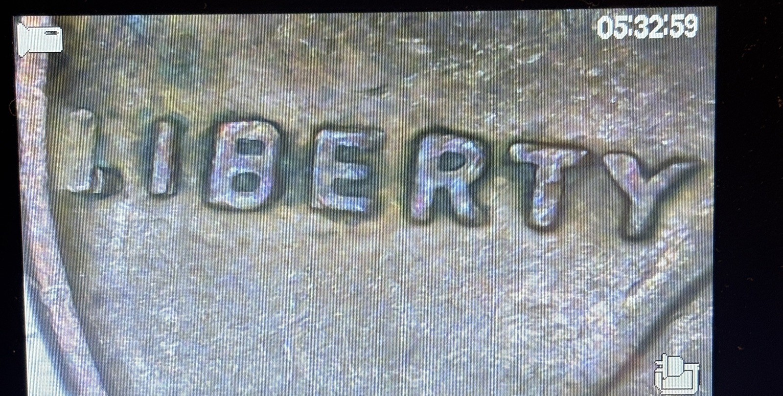 1964 D Lincoln penny “L” Liberty on rim error.
