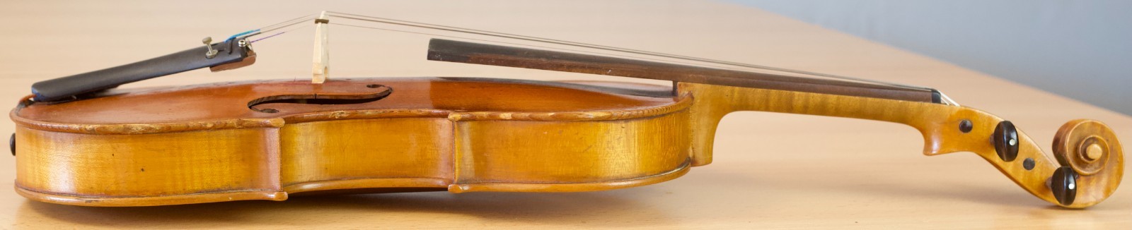 old 4/4 violin Geige viola cello Bratsche fiddle labeled Soffritti Ettore Nr.372