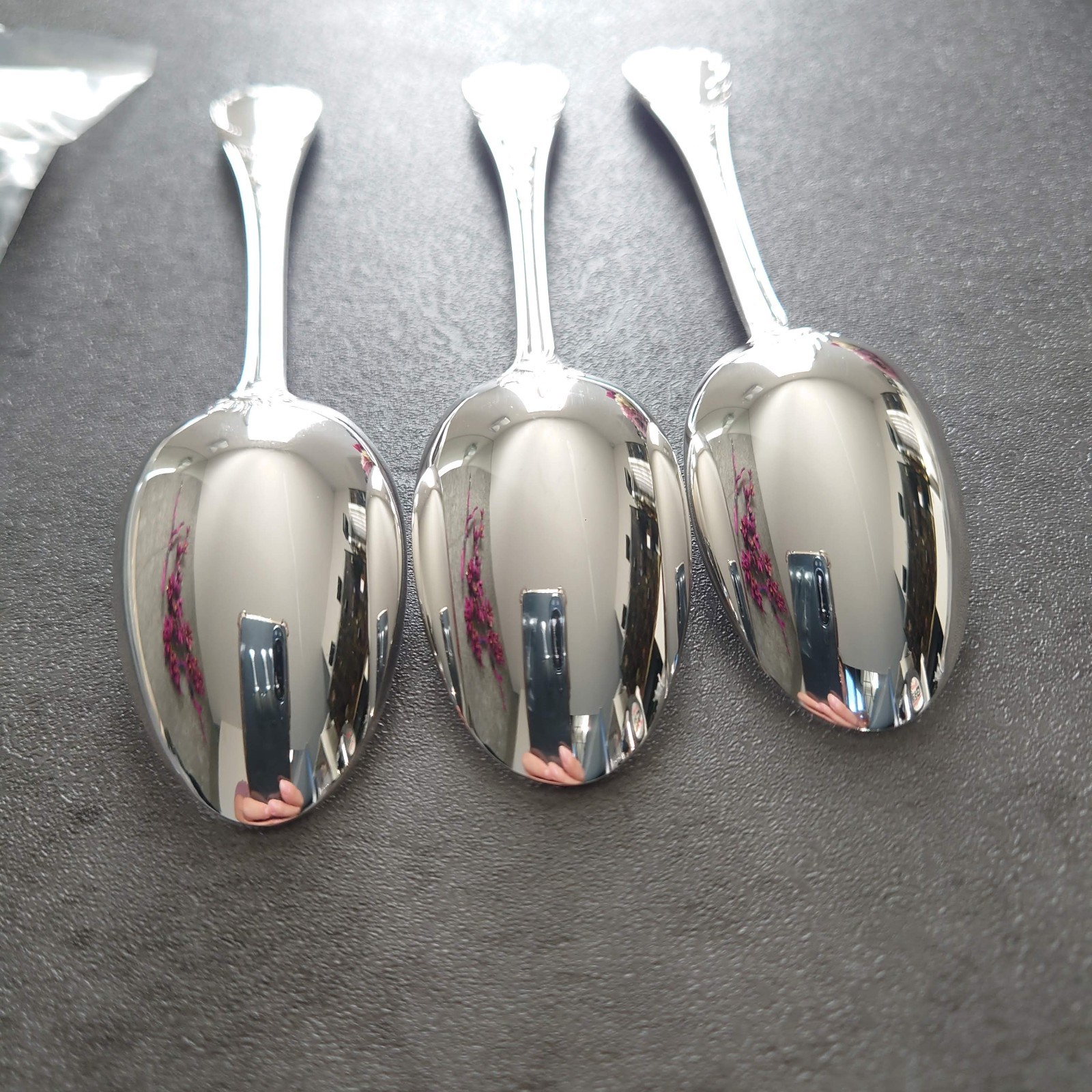 Christofle Marly 6pcs Silverplated Flatware Coffee Spoon Near MINT
