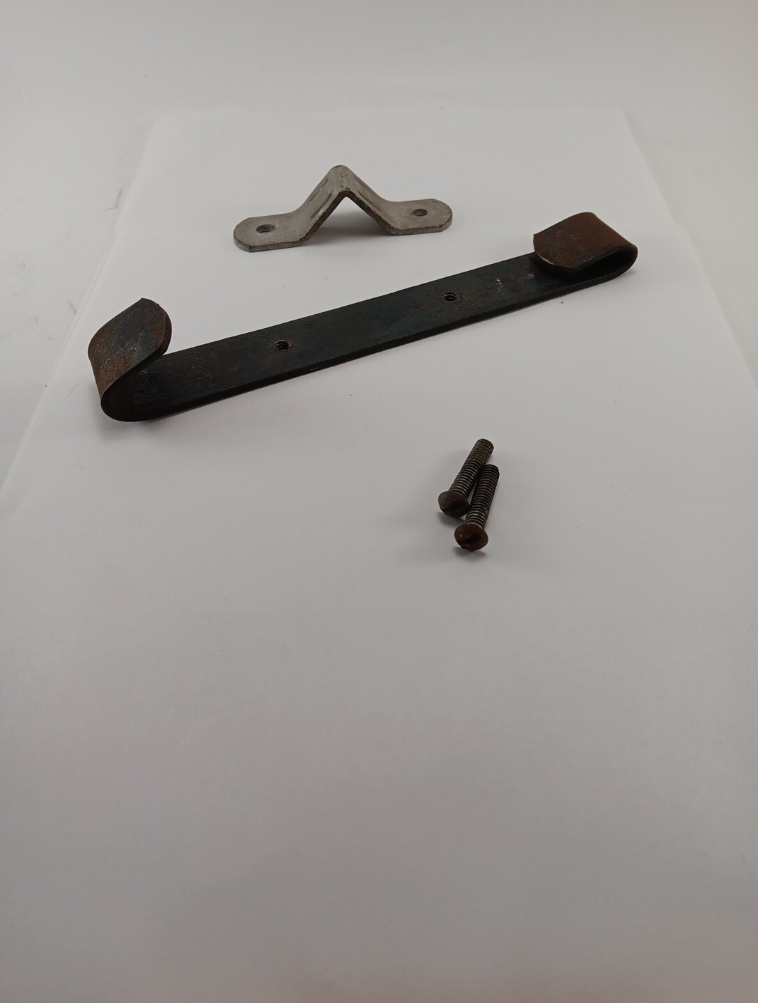 VTG Bel Geddes Simmons Metal Dresser Desk Art Deco Mirror Bracket mount Parts