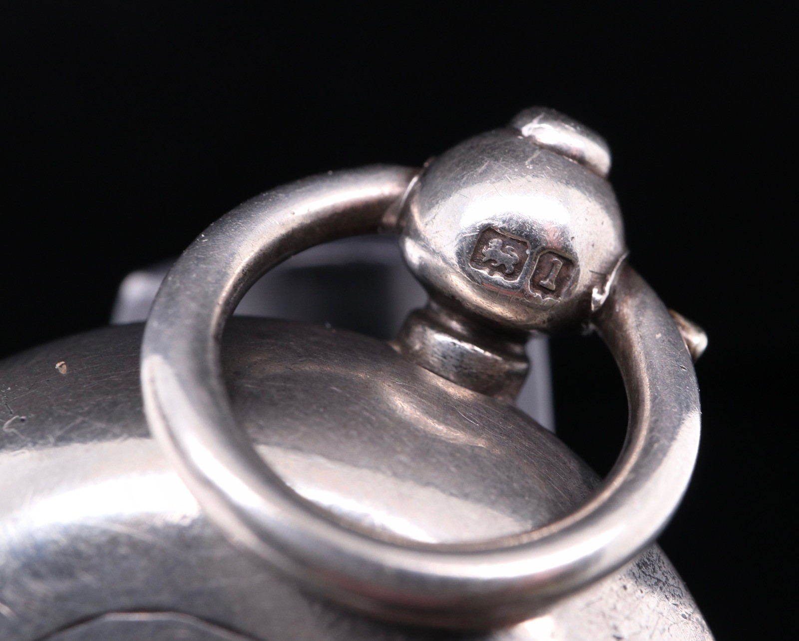 Antique 1910 ALD 925 Silver Sovereign Coin Holder