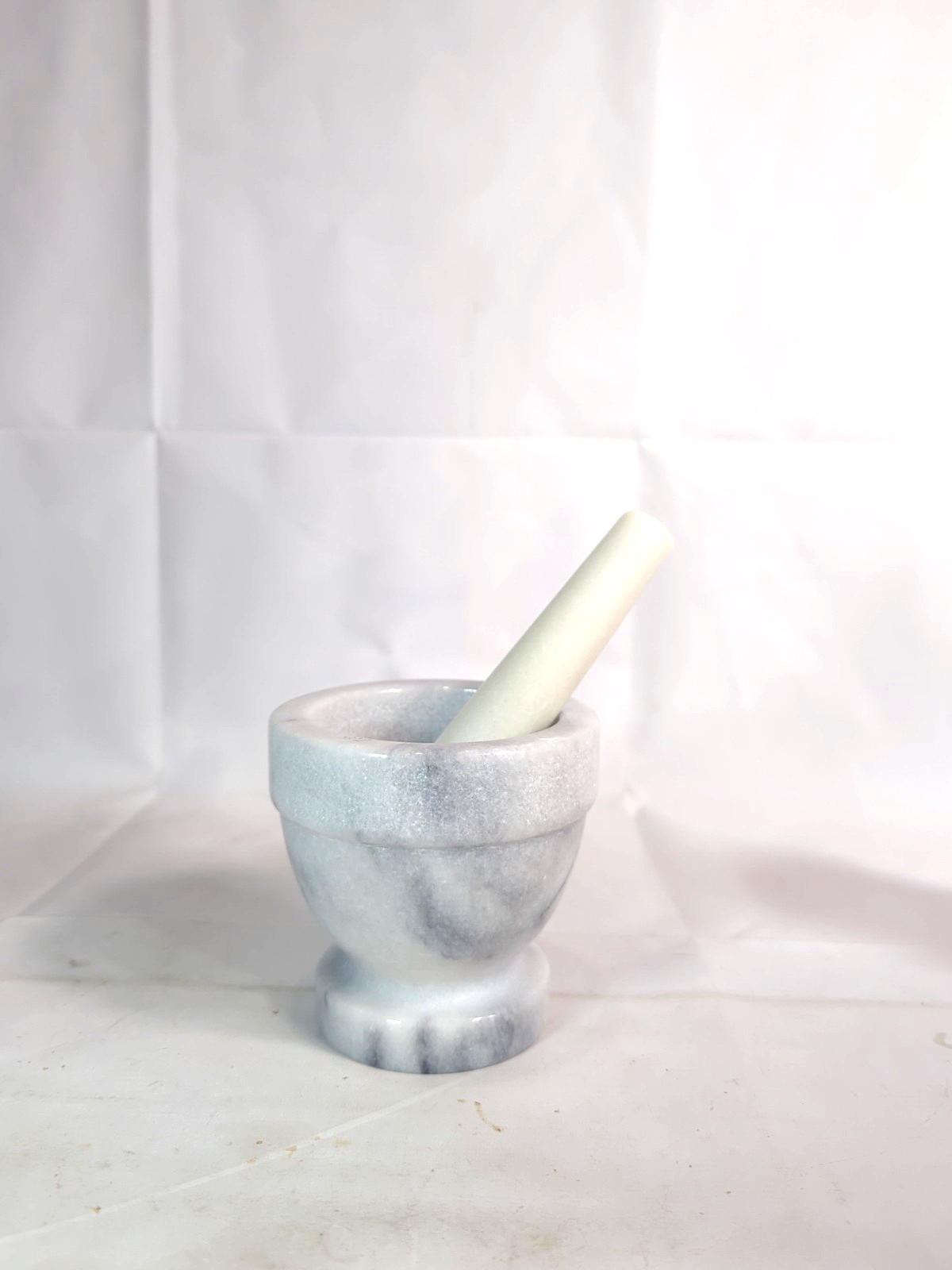 NOS VINTAGE MORTAR MARBLE STONE & PESTLE