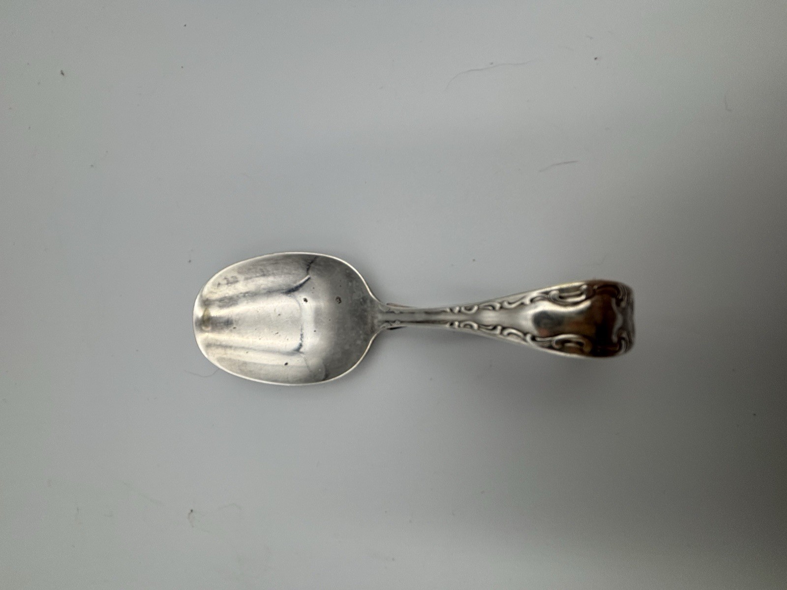 Oneida Coronation Baby Spoon Silverplate Curved Handle Vintage Keepsake