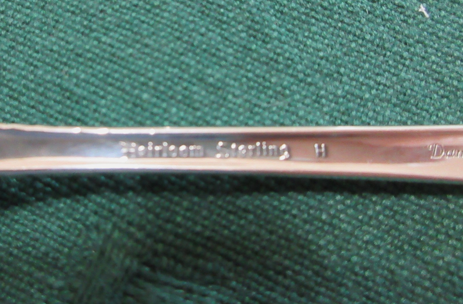 Oneida Heirloom Sterling Silver, Damask Rose, 1 Teaspoon, 7 Demitasse Spoons