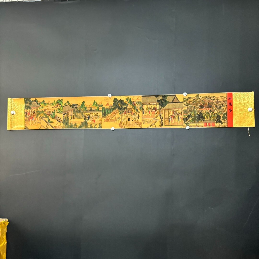 China Old long Scroll,painting scroll Sun Wen’s,Dream of the Red Chamber