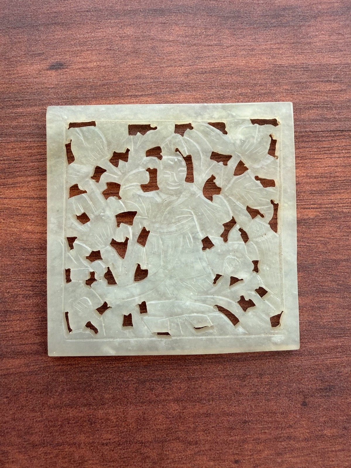 Antique Chinese Jade Hardstone Panel