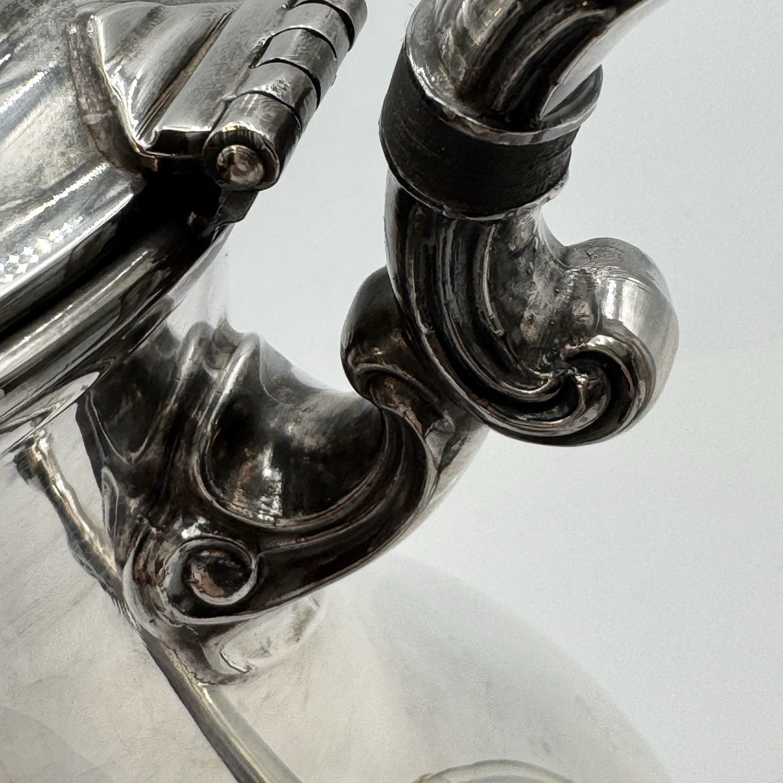Antique Gorham DUCHESS EP Silverplate Ornate Footed Coffee Pot YC1901 3 Pint