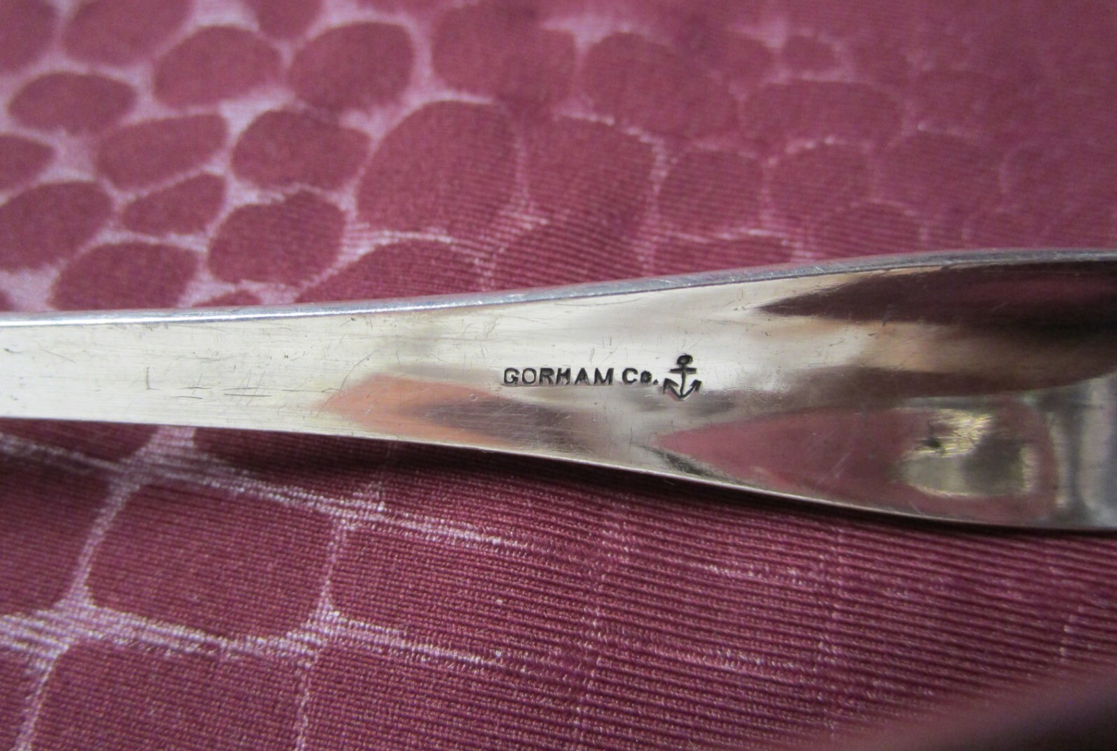EMPIRE Sugar Tong Gorham Silverplate 1906 Beaded Claws No Monogram G