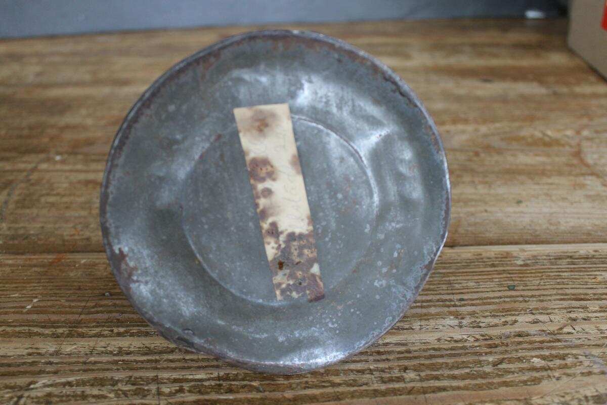 Early Primitive Antique Metal Chandlestick Chamberstick