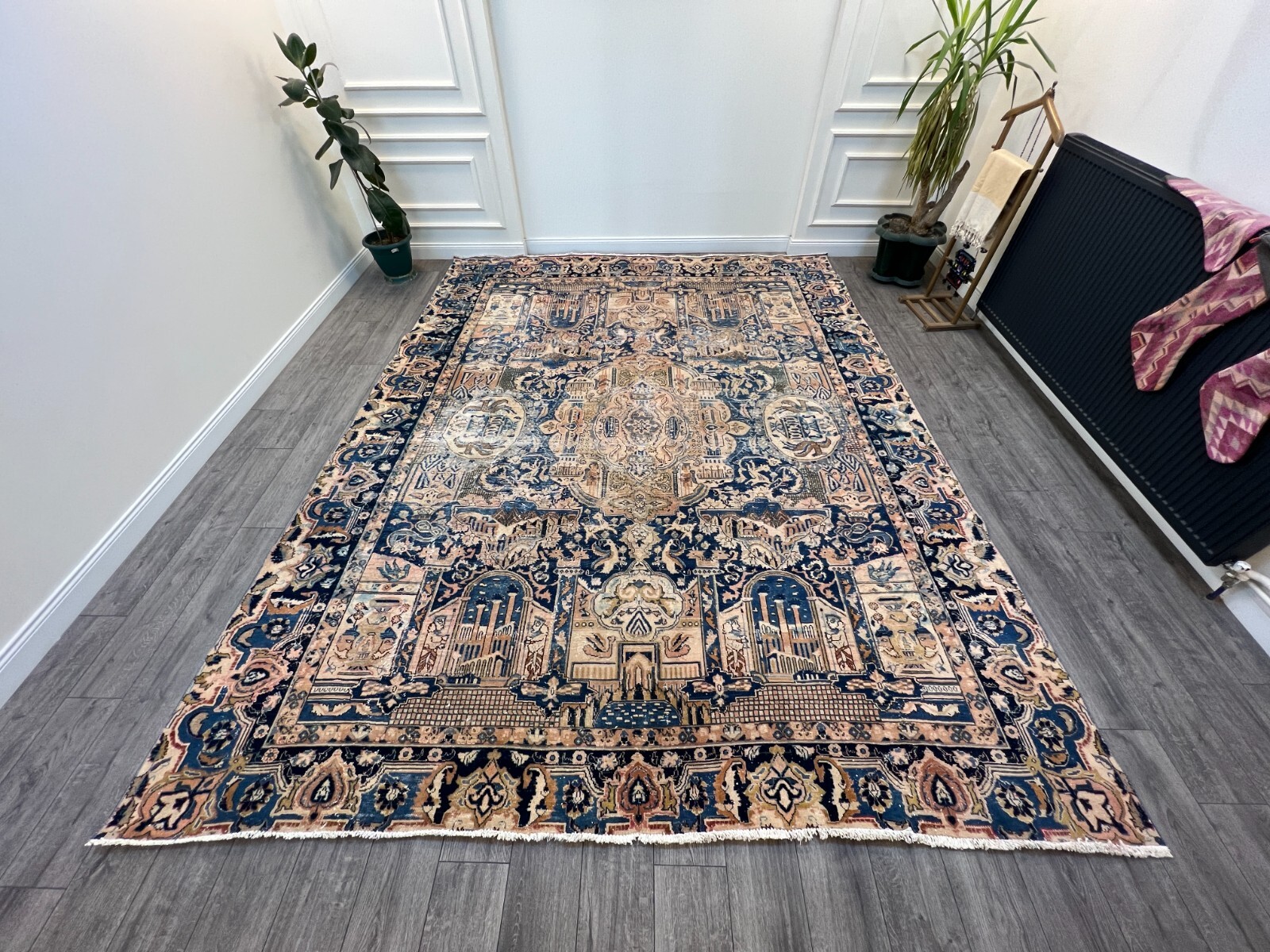 Unique Persian Big Size Rug, Handmade Rug, Oriental Rug, Wool Rug 9.8×12.1 ft