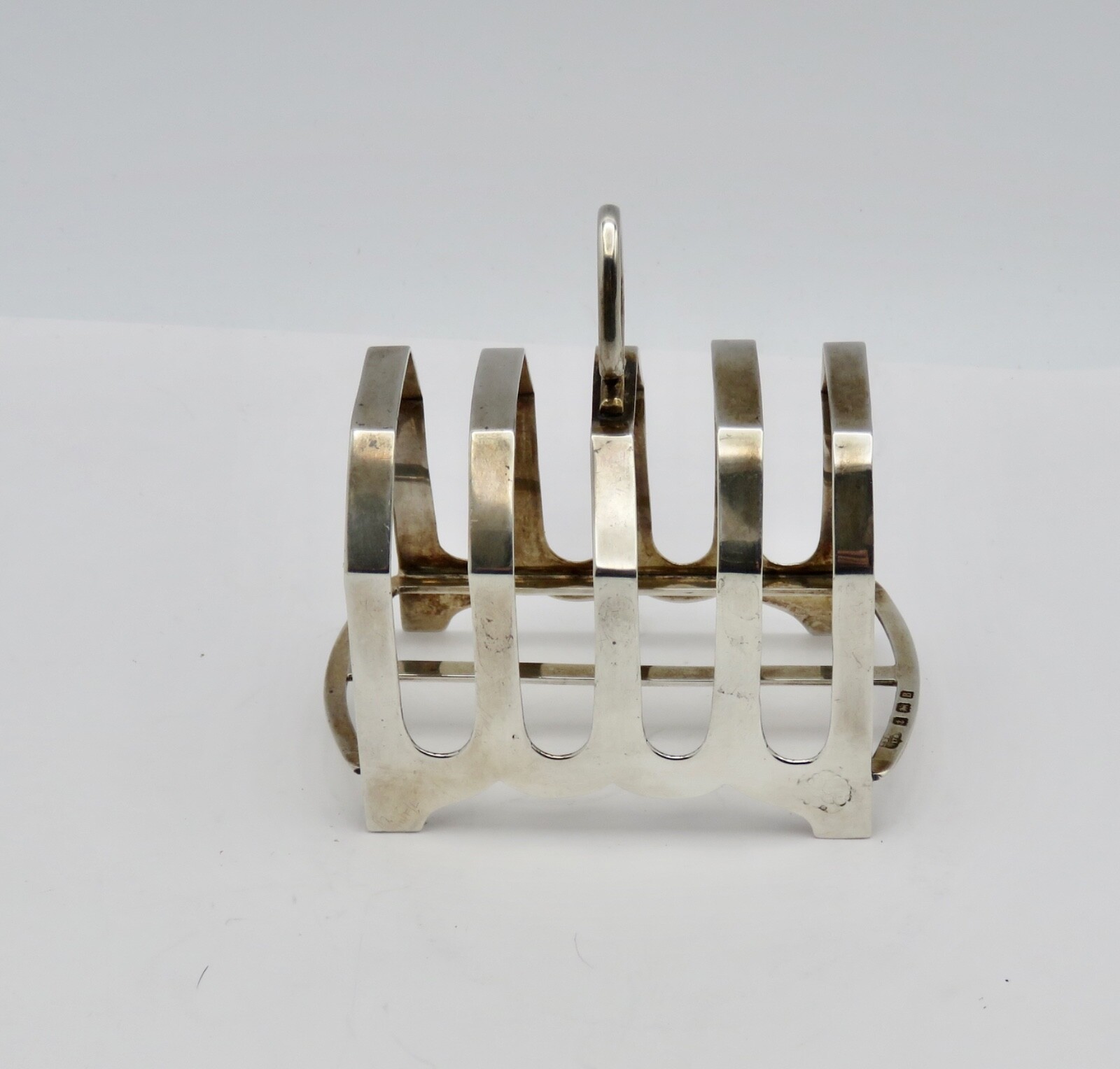 1926 Sterling Silver S Blanckensee & Sons Ltd Toast Rack Birmingham England
