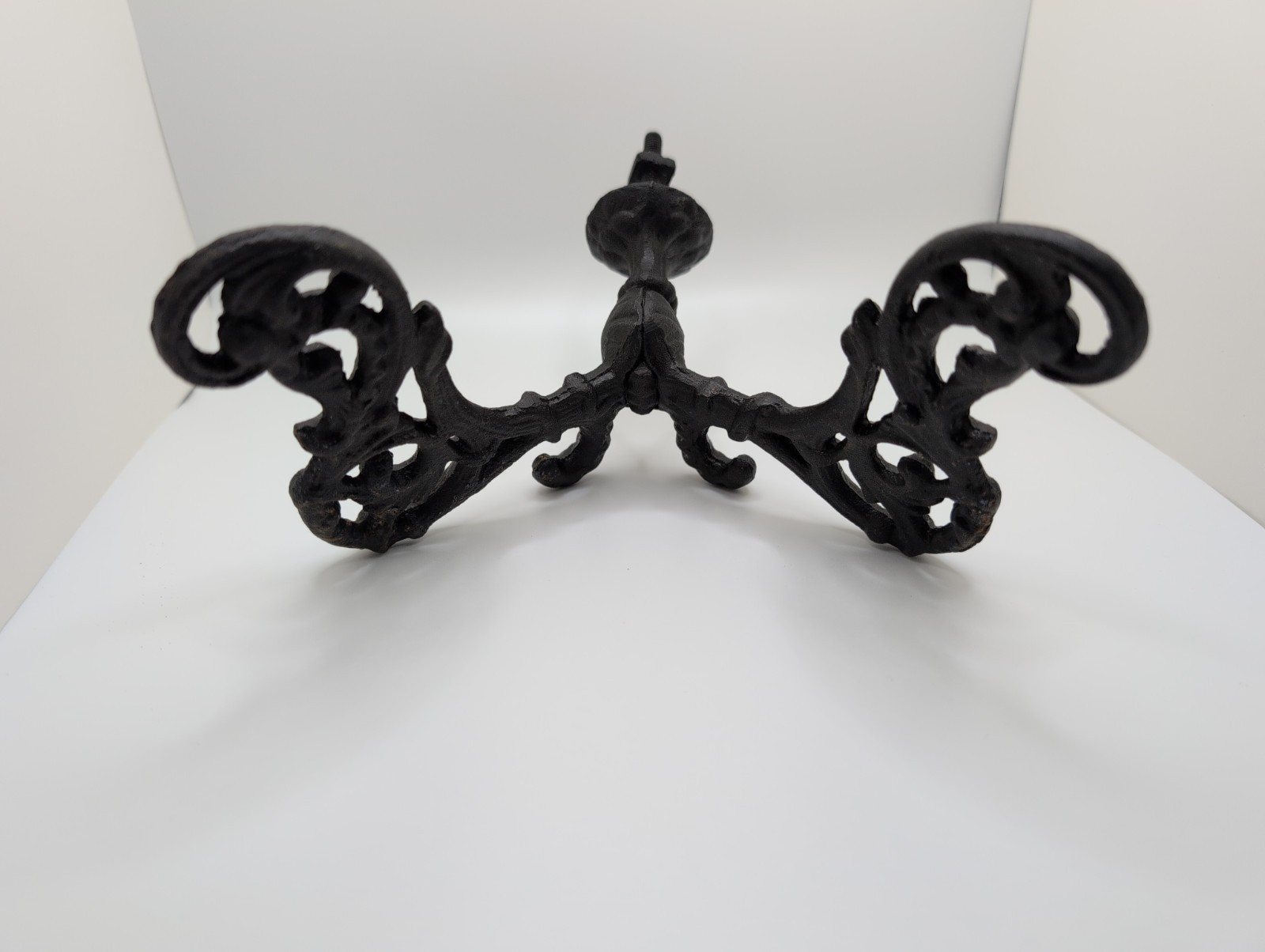 Antique Hook Hat Coat Rack Hall Tree Vintage Victorian Cast Iron Hardware 6x6x5