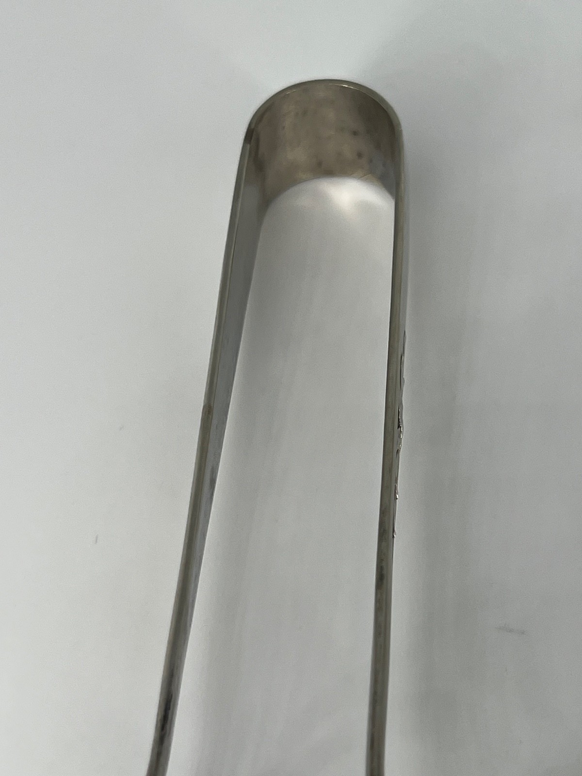 Victorian Art Nouveau Alpacca Silver Sugar Tongs Vintage Tea Ice Cube Talons