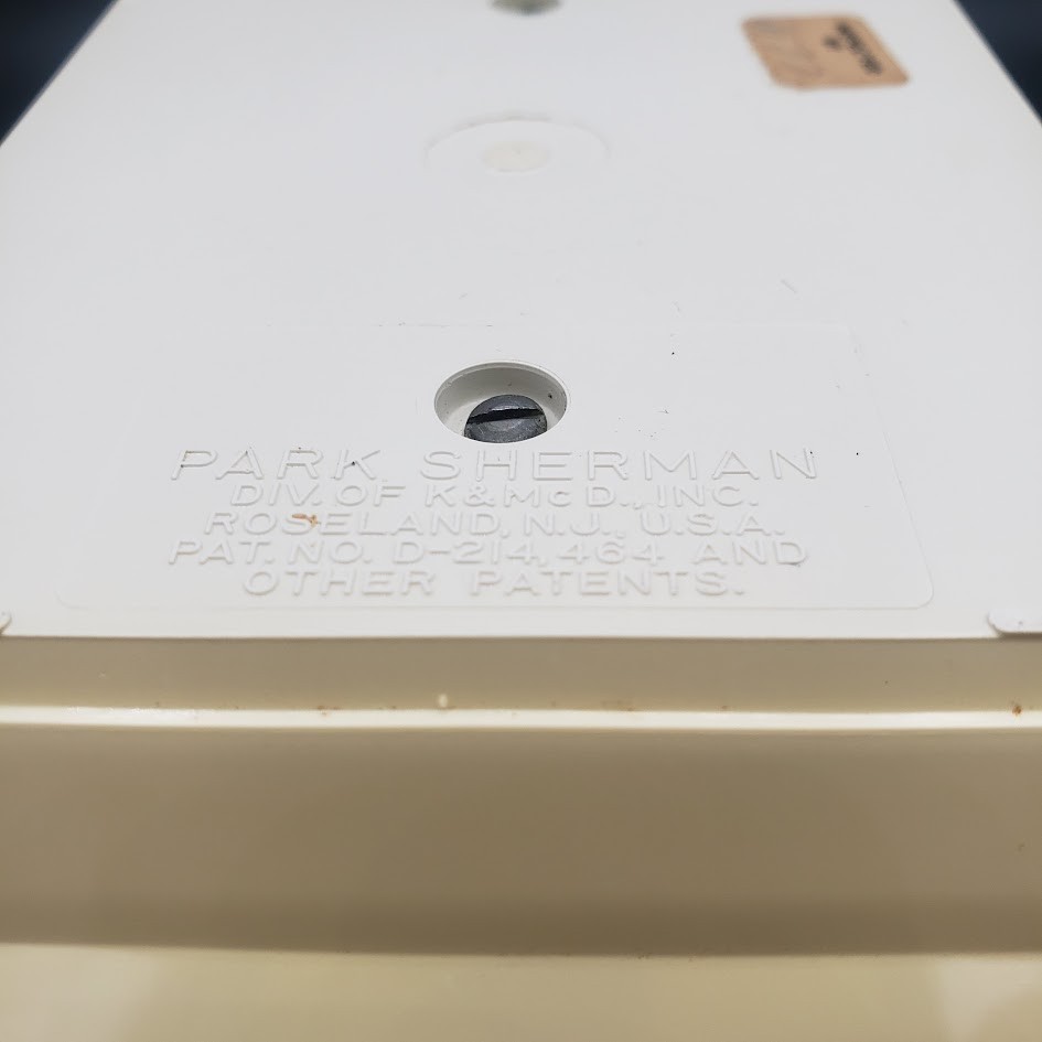 Vintage 1968 Park Sherman Scale Measures Ounces & Grams 7″L x 4.5W x 3.5″H