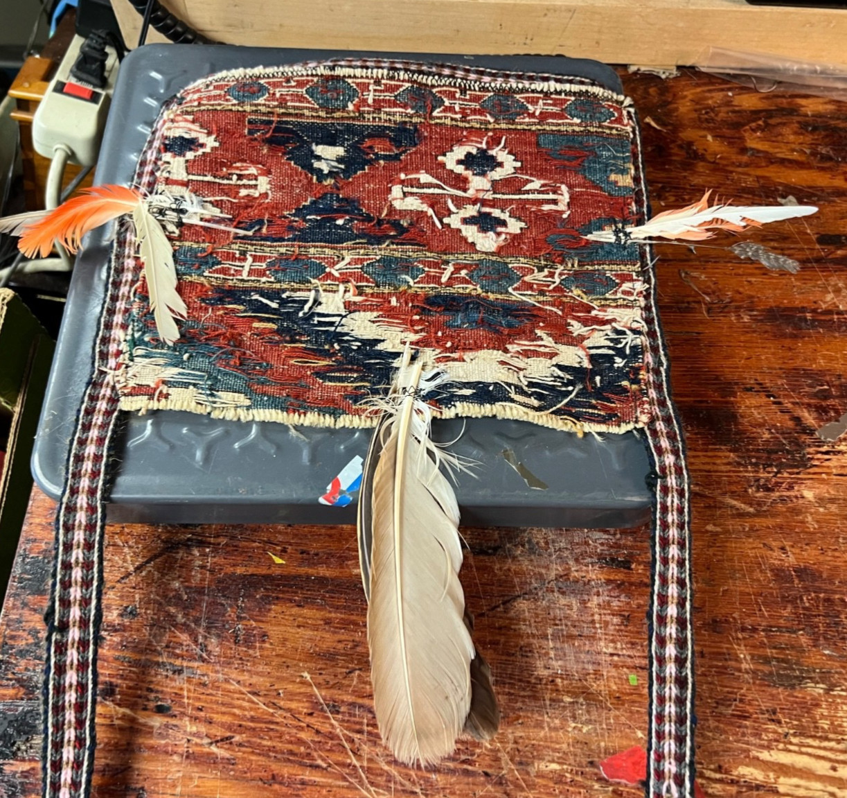 Rare Bedouin Soumac Tent Flap Sampler