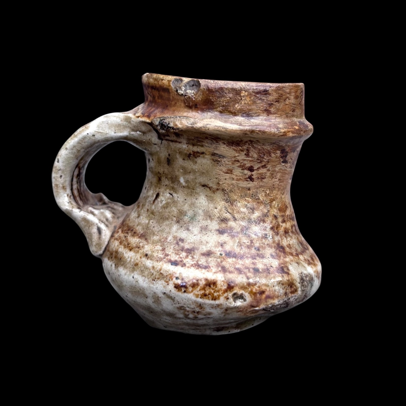 Raeren saltglazed stoneware drinking vessel – 16th century beaker ( Belgium )