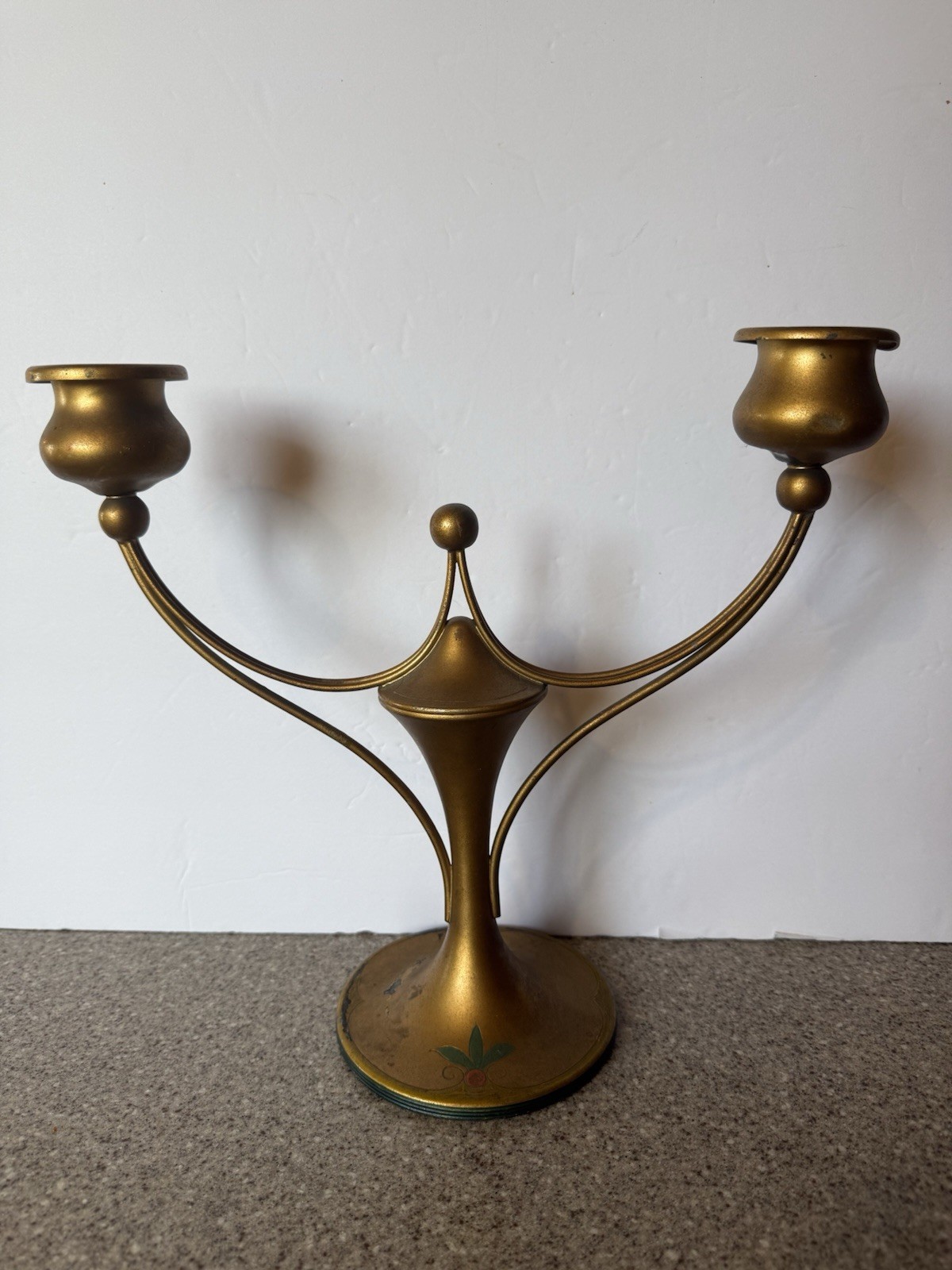 HTF Antique VAN BERGH Silver Plate Co. / Art Deco Candelabra #1561