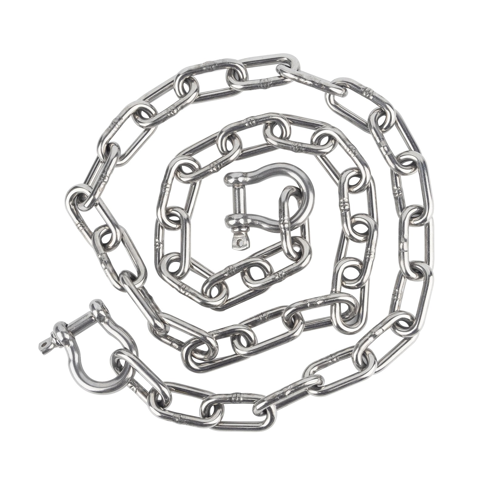 itayak Boat Anchor Chain, 316 Stainless Steel Marine Grade 1/4inch x 5ft
