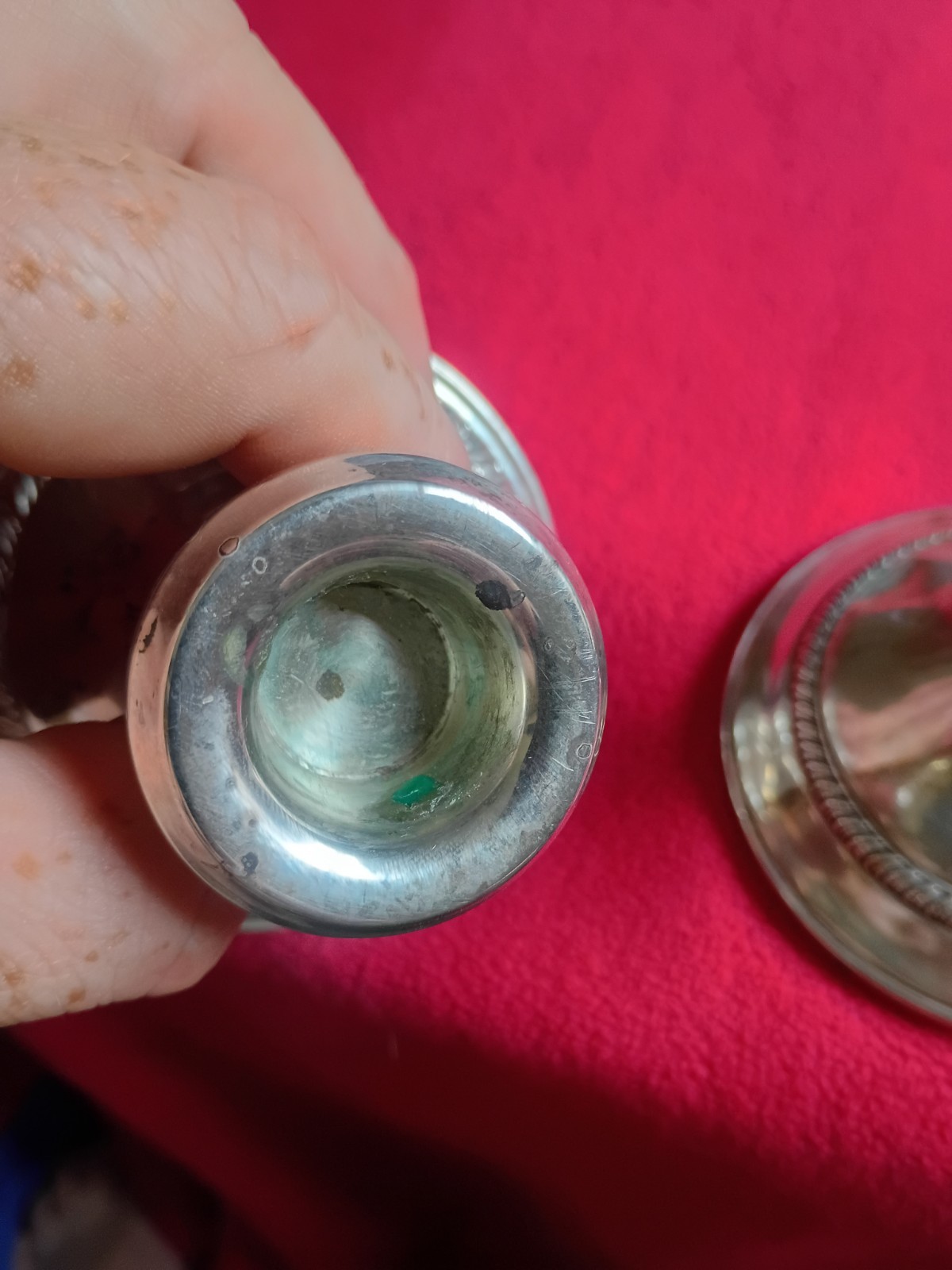 pair of weighted sterling silver candlesticks See Photos Read Description