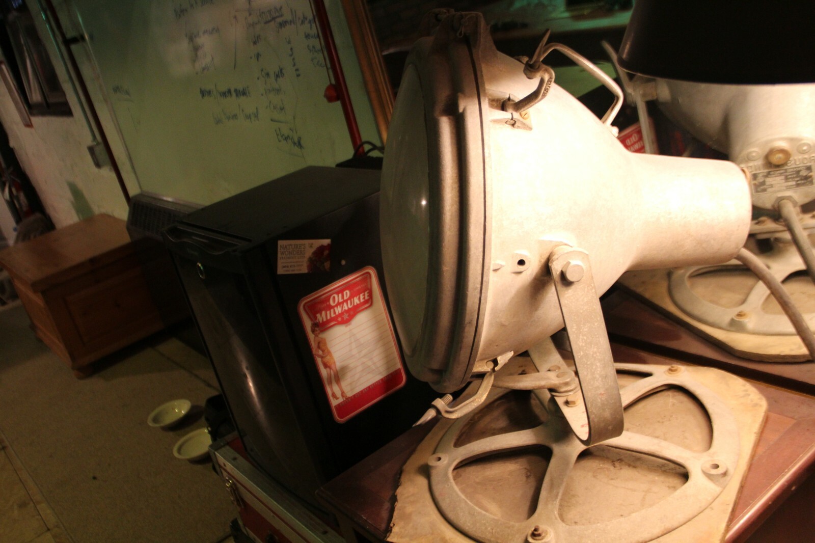 Crouse Hinds Nautical Search Light Regular 3 Prong Working Bulb and is Bright