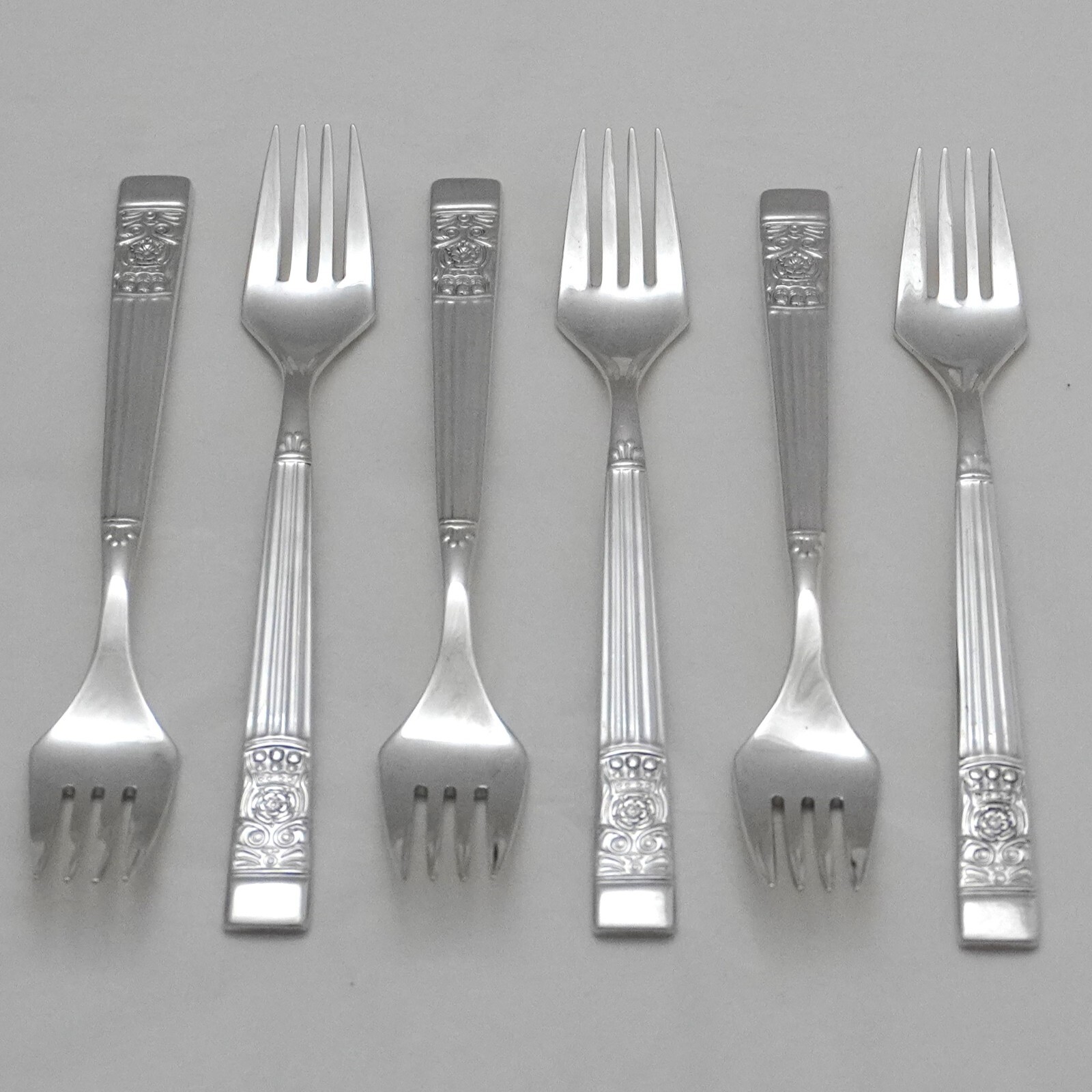 WINDSOR Design Arthur Price County Plate Silver Service Cutlery 6 Dessert Forks