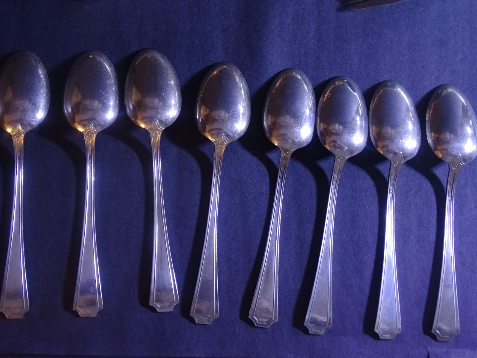Vintage Sterling Silver Flatware Gorham Service for 5 Plus 32 Pcs With Case