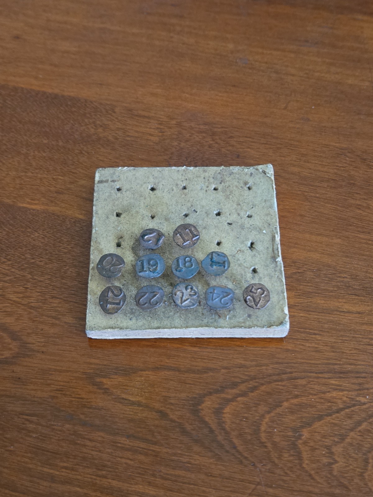 Vintage Atlas Tack Corp Copper Numbering Tacks USA