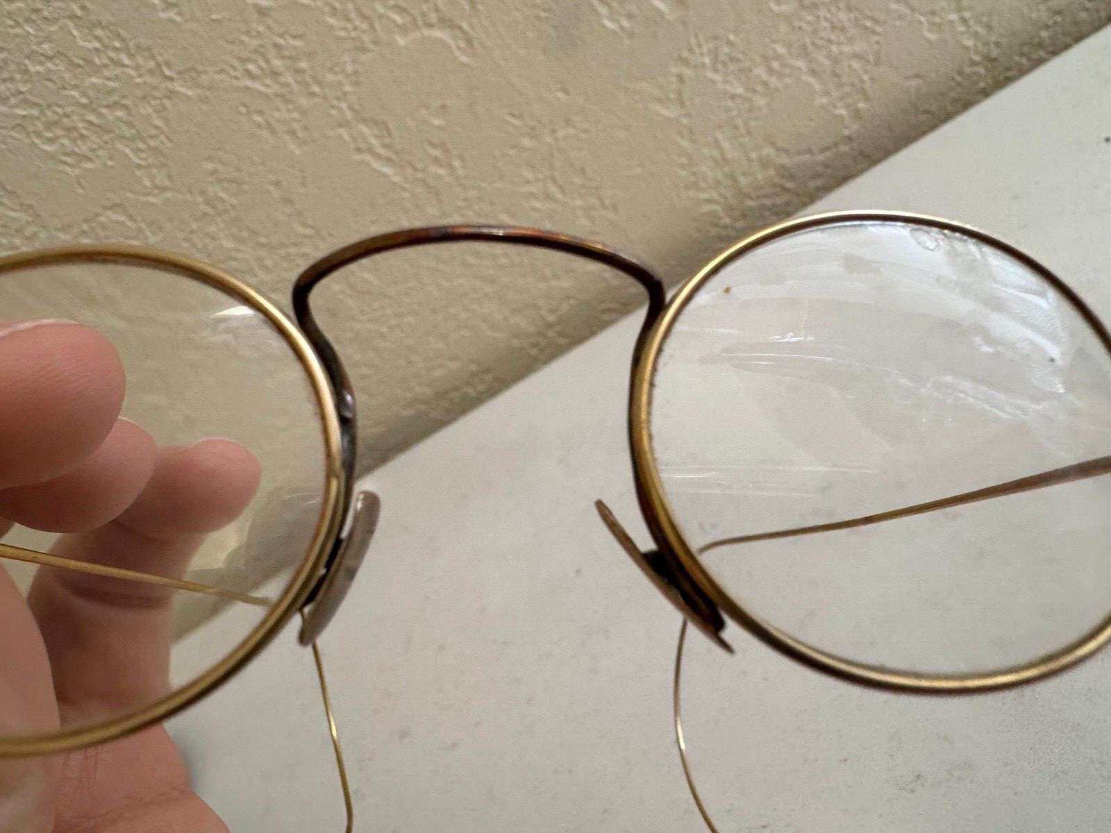 Antique Spectacles / Eyeglasses w/ Dollond & Aitchison Case