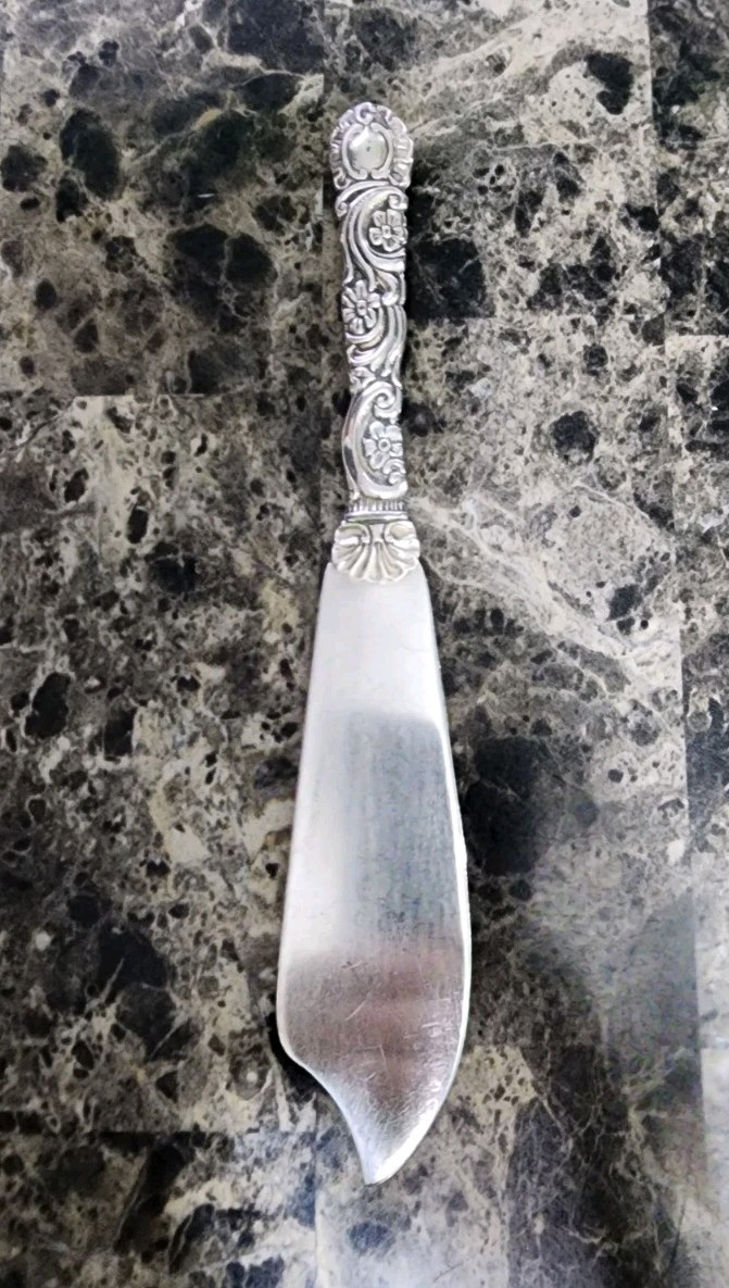 FANCY ENGRAVED ORNATE SILVERPLATED EXTRA PRIMA SWEDEN 🇸🇪 ICE CREAM SLICER