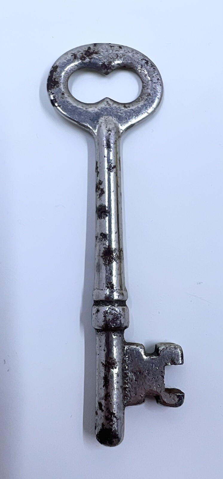 Antique Fancy Ornate Barrel Metal Steel Skeleton Key 2.75”