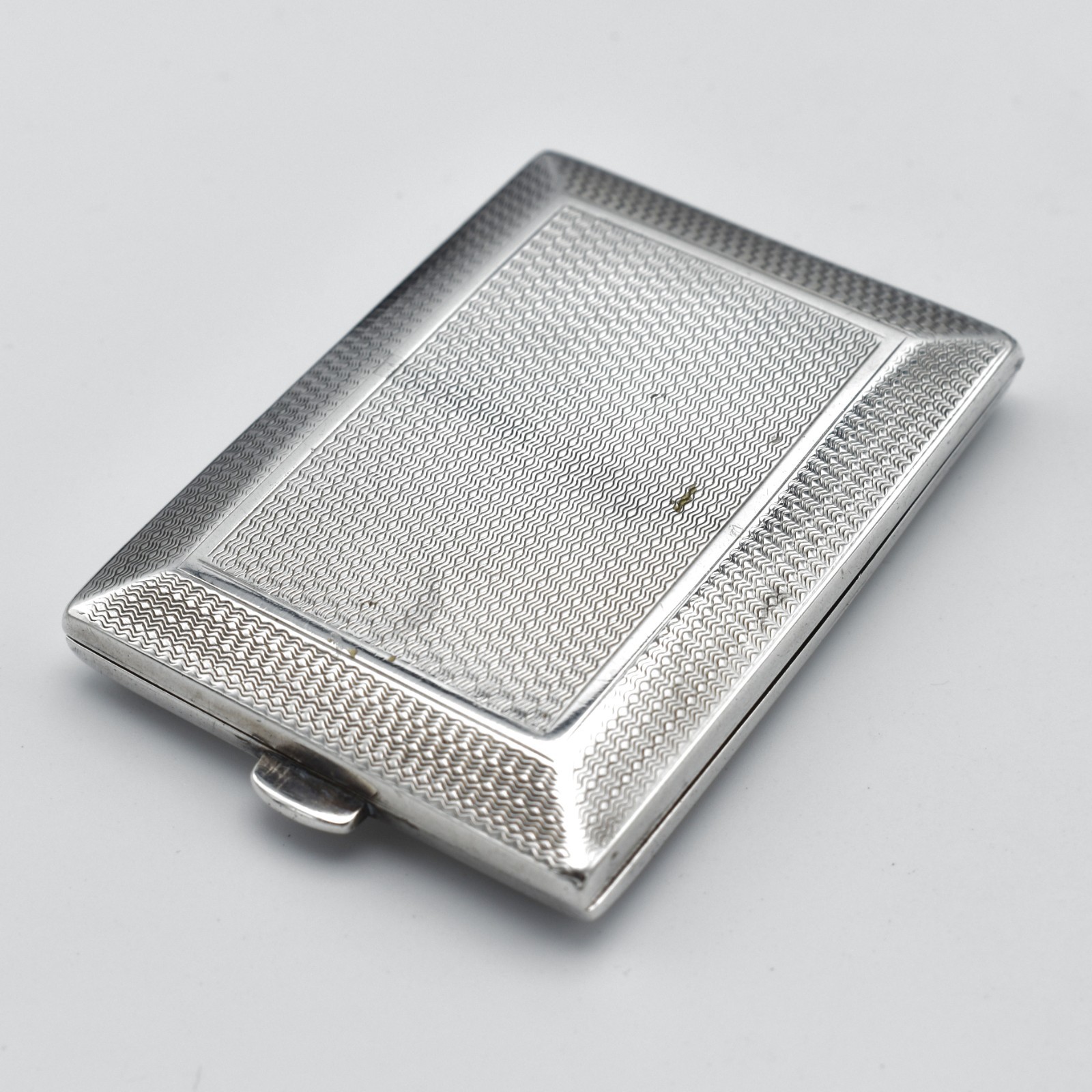 Antique Solid Silver Matchbook Case Cover Goldsmiths Silversmiths London 1926