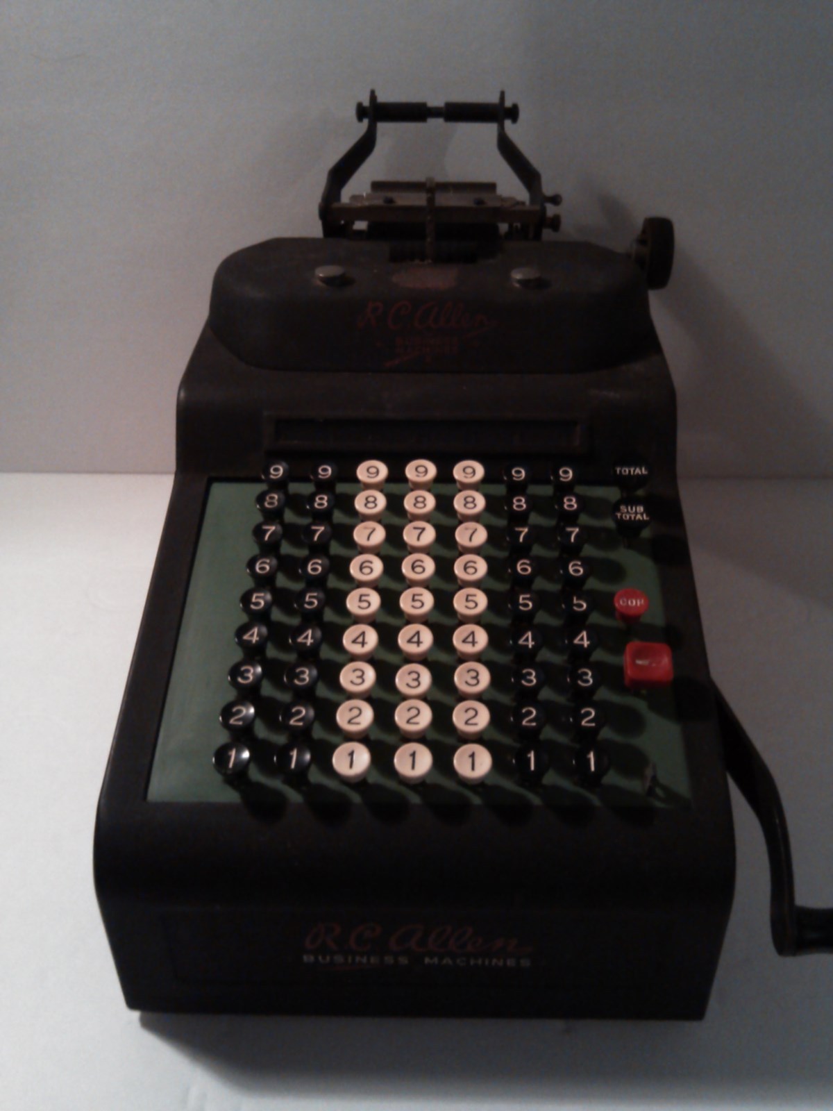 VINTAGE R.C. ALLEN BUSINESS MACHINE – RARE