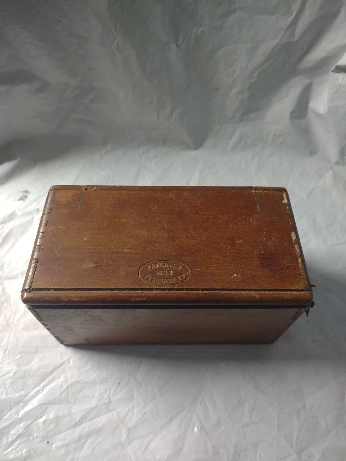 Singer Sewing Machine Puzzle Box w/ Attachments , Antique, 1889