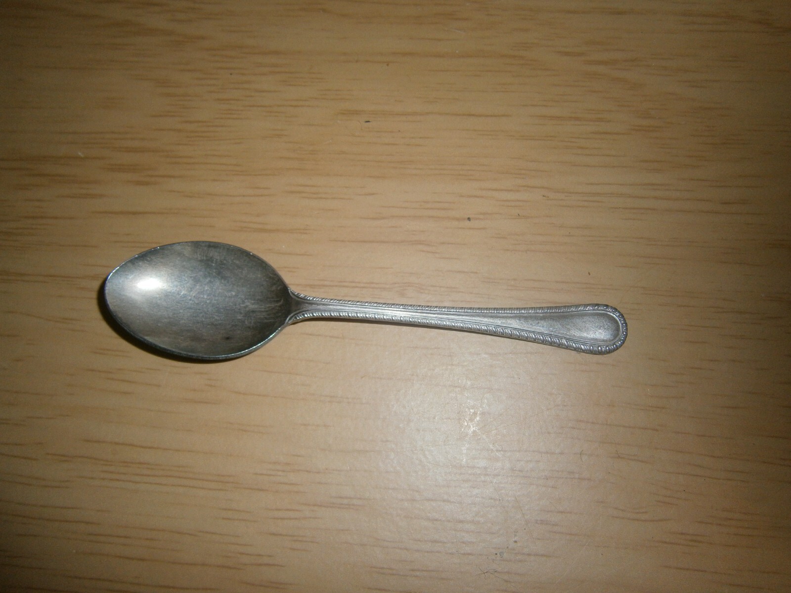 Vintage small 11cm EPNS Lanthe teaspoon. (E11b)