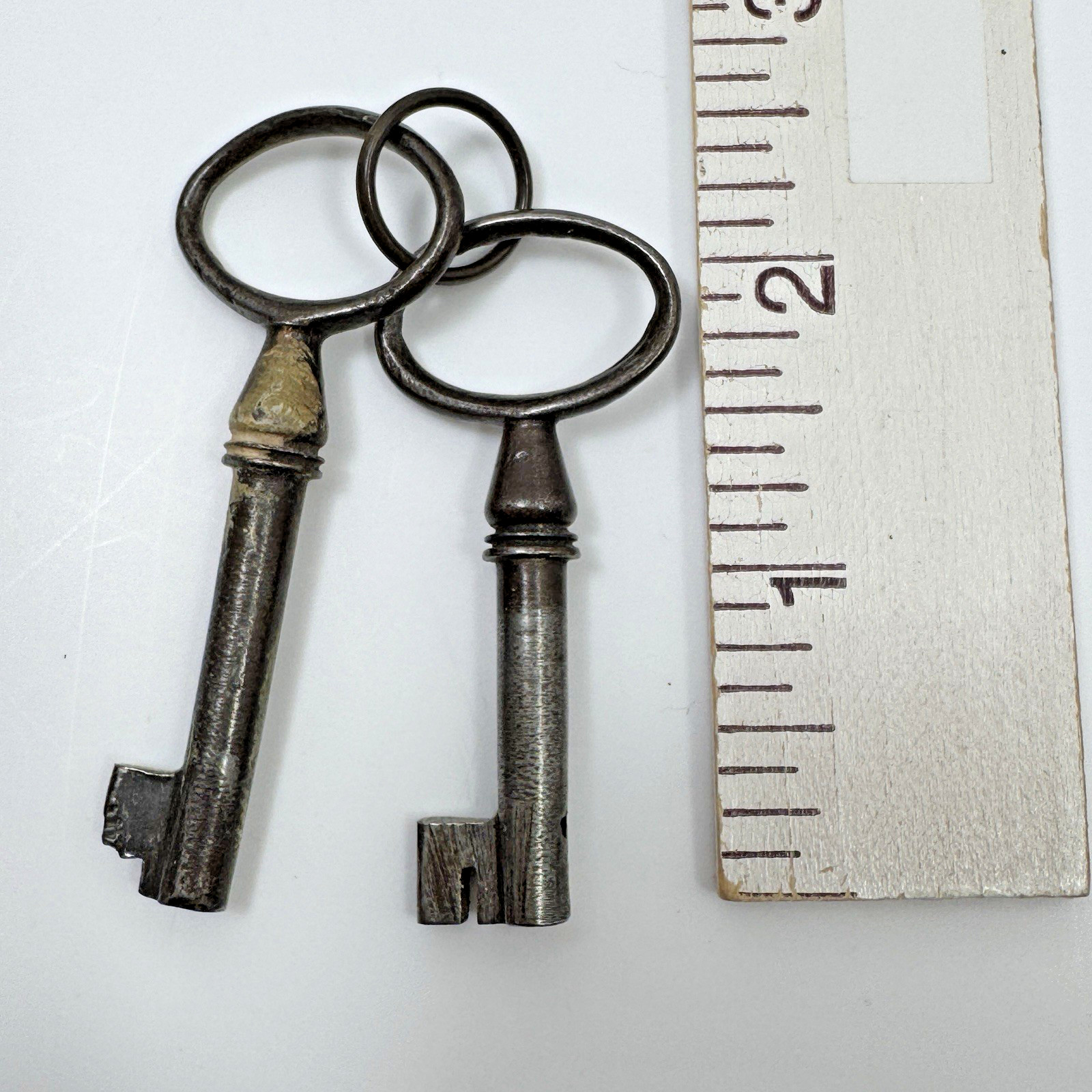 Vintage Antique Skeleton Key Lot 20pc Corbin 1887 Patent Luggage Clock Door