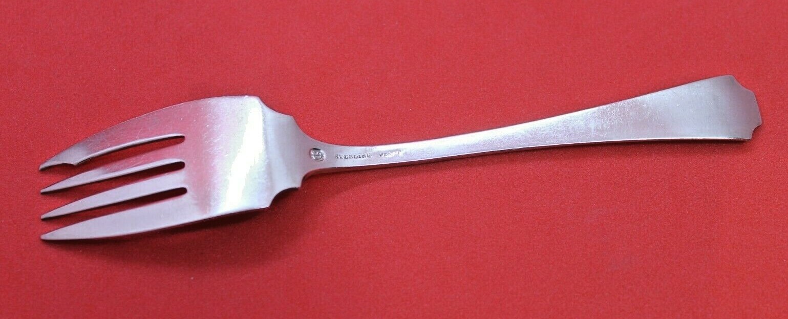 Durgin FAIRFAX (1910) 6 1/8″ Sterling Salad Fork ~31g Mono “B”