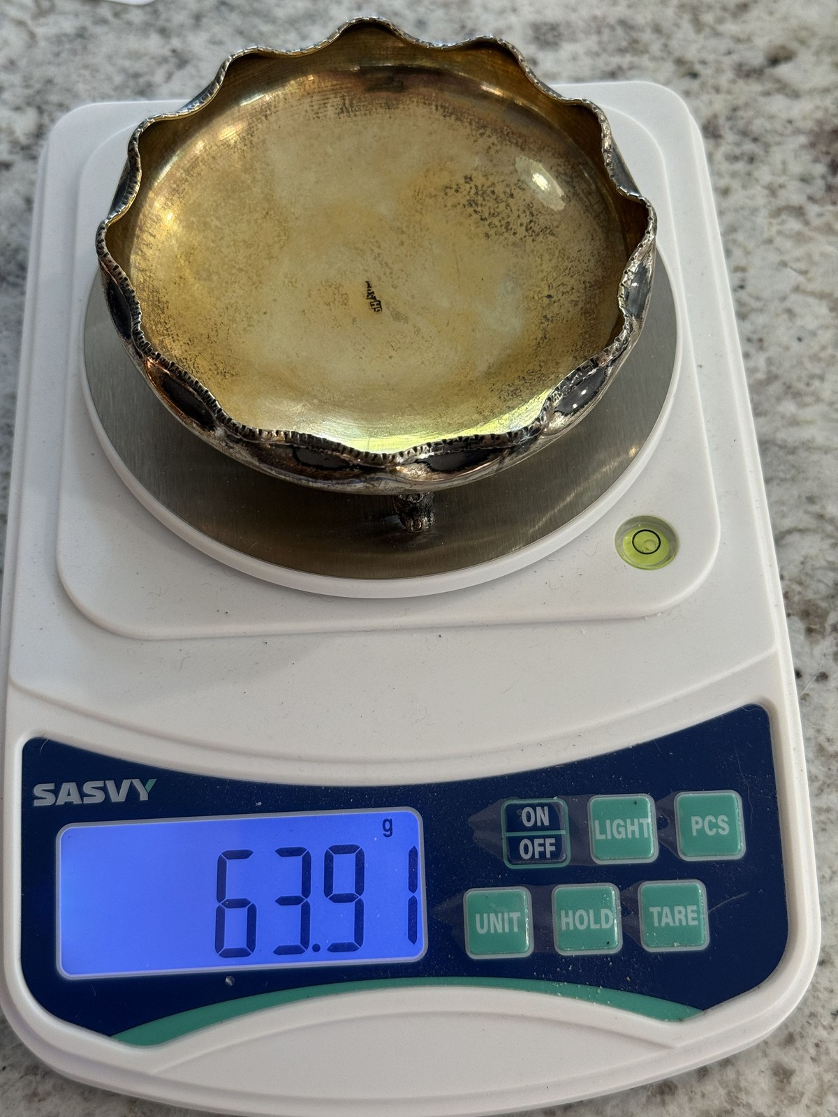 .800 Silver Nut Bowl or Dish GH