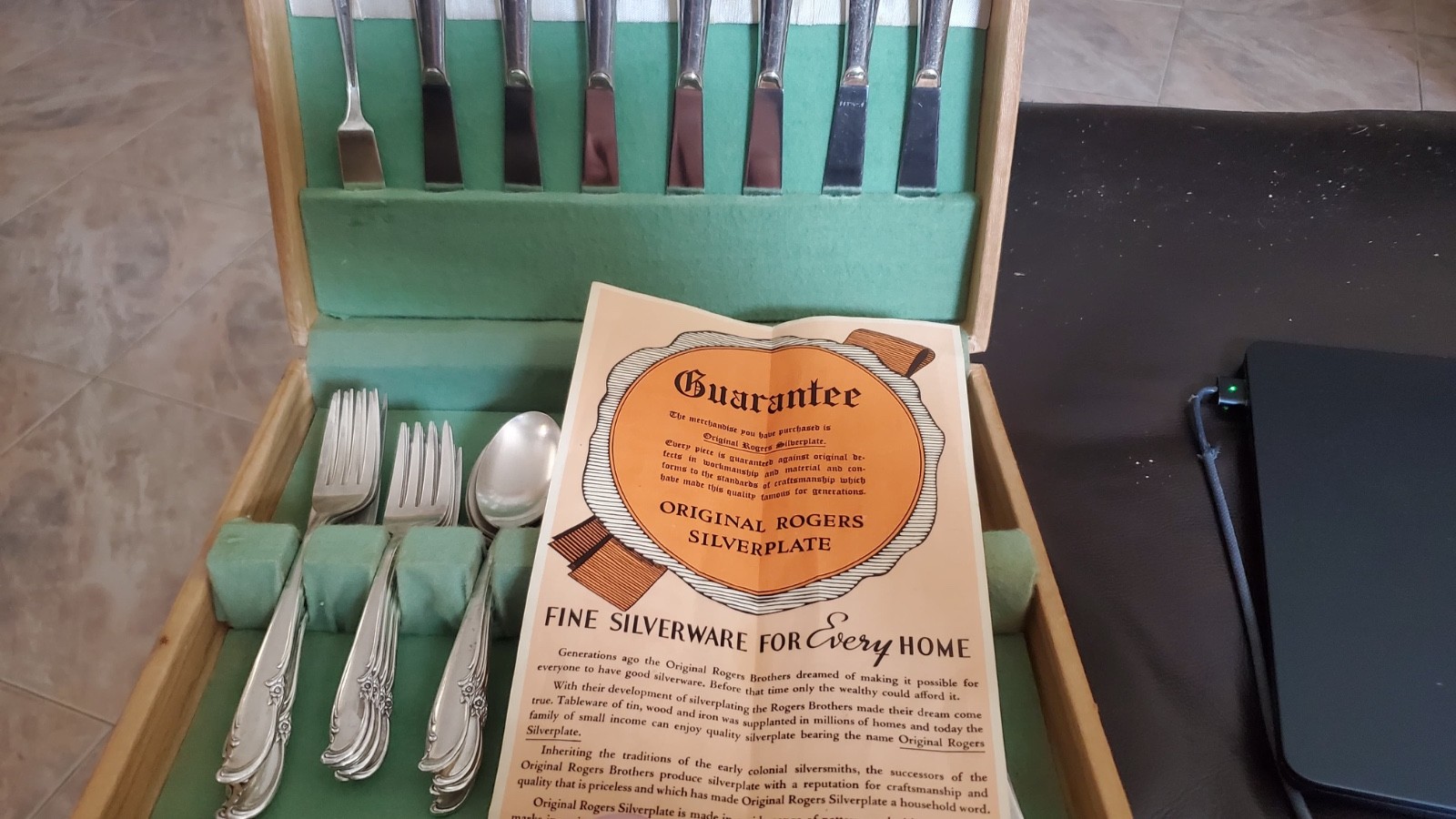 Original WM. ROGERS MFG Partial Silverware – Set 42 Items