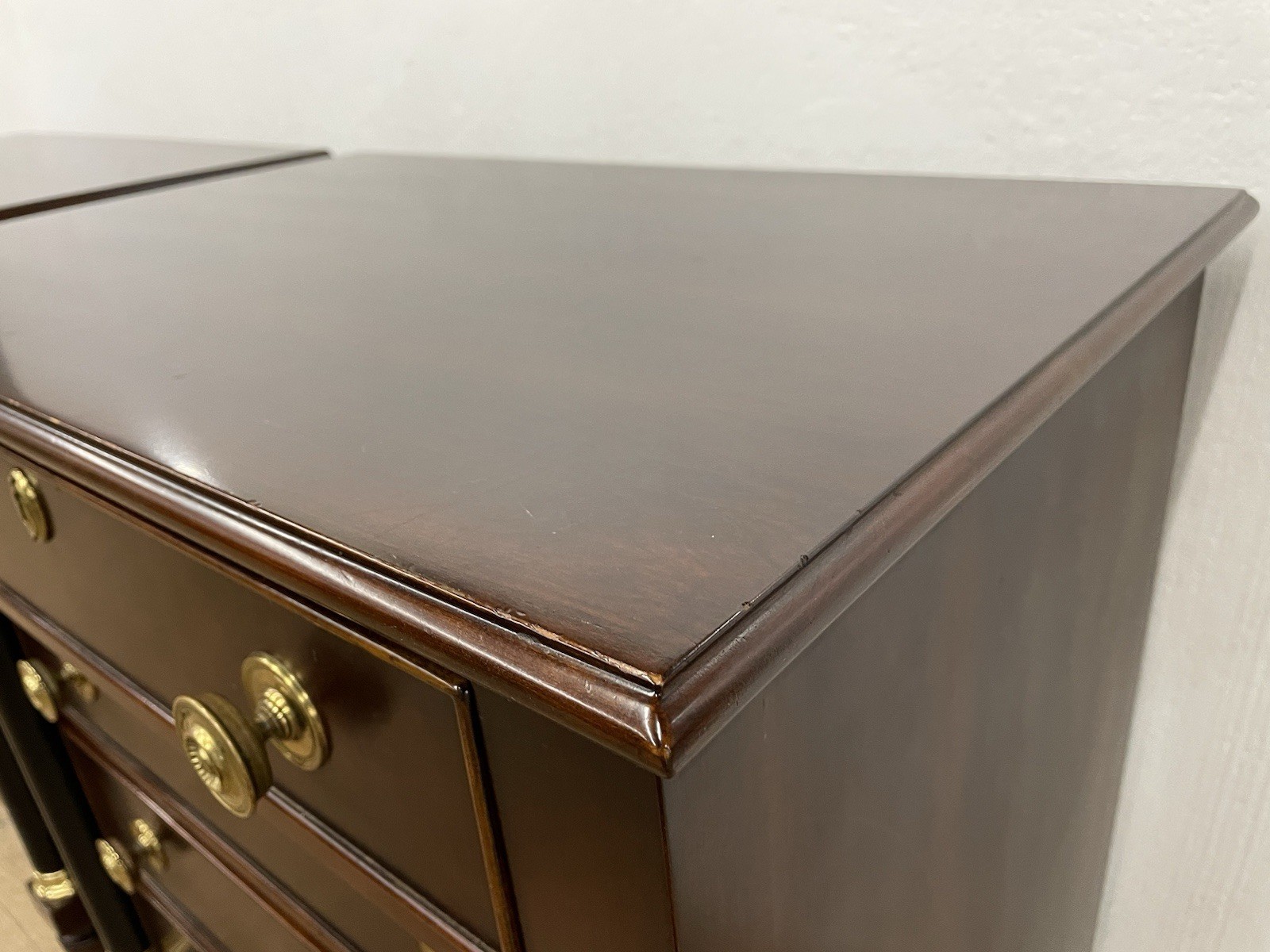 Statton Empire Biedermeier Solid Cherry Nightstand lamp table Last of USA made