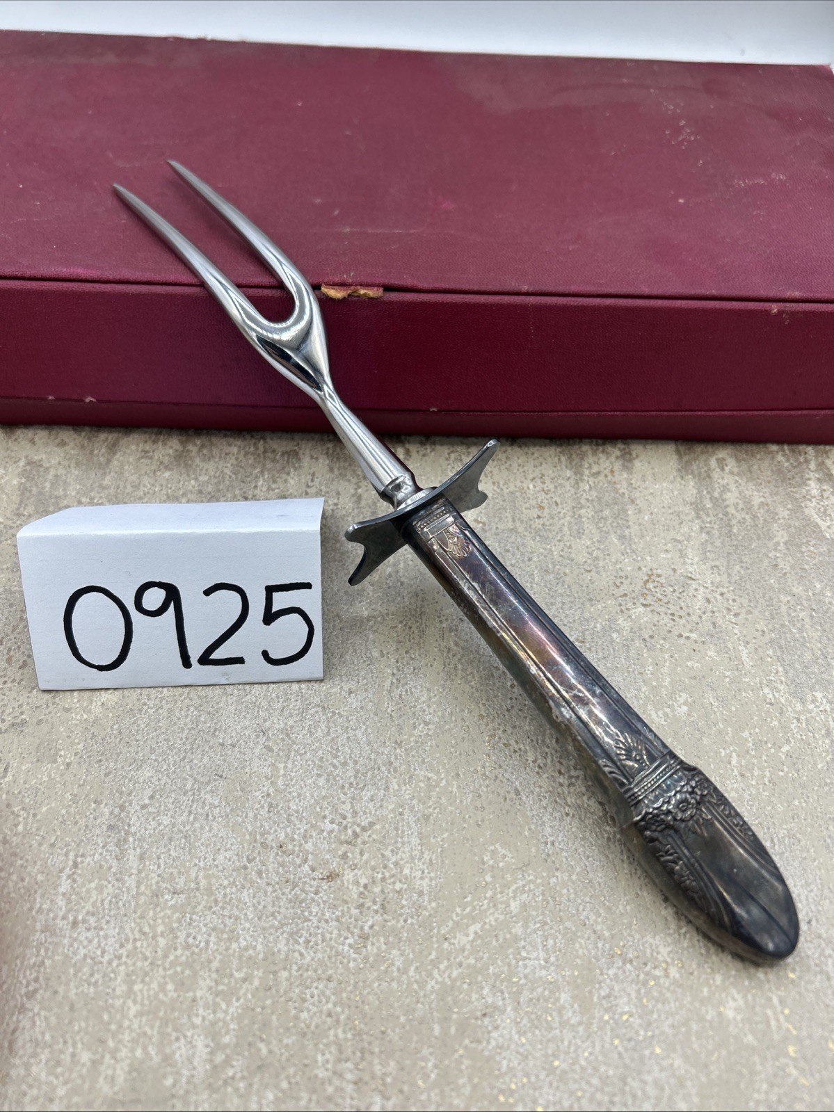 ANTIQUE 1848 ROGERS & BROS VINTAGE KNIFE AND FORK