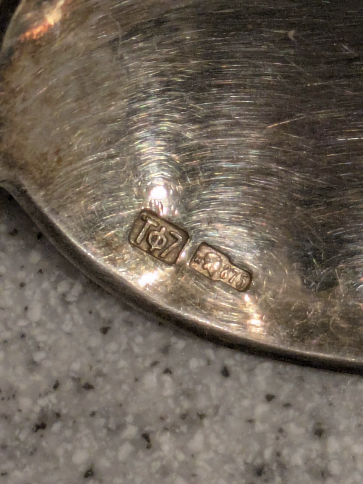 Set of 6 Rare 1957 Soviet Silver Spoons 875 – Tallinn Factory – Kremlin Spasskay