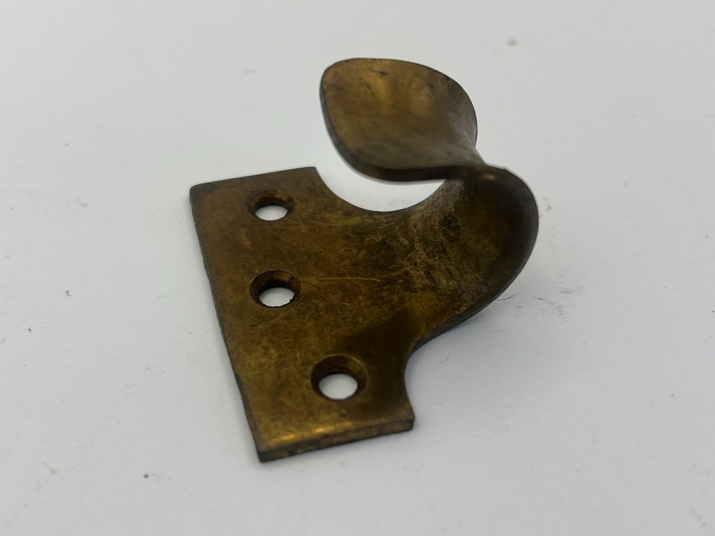 Sash Lift Solid Brass Pack 12 Window Finger Pull Hook 2″ 50mm Vintage Original