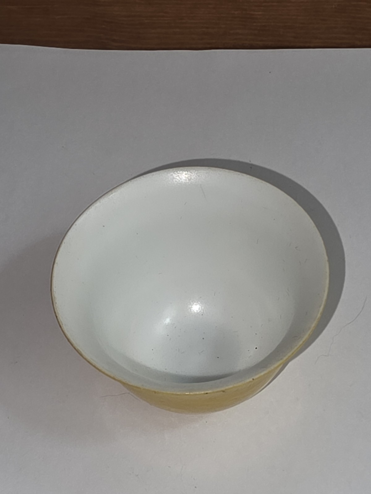 Antique Chinese Imperial Yellow Chenghua Mark Late Qing Porcelain Cup