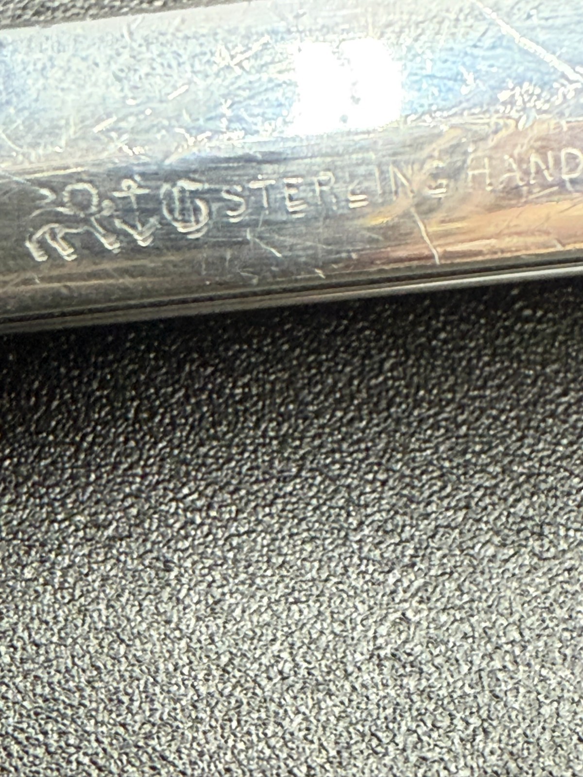 ETRUSCAN BY GORHAM STERLING SILVER FISH KNIFE/ALL SILVER/NO MONOGRAM/7 3/4 IN.