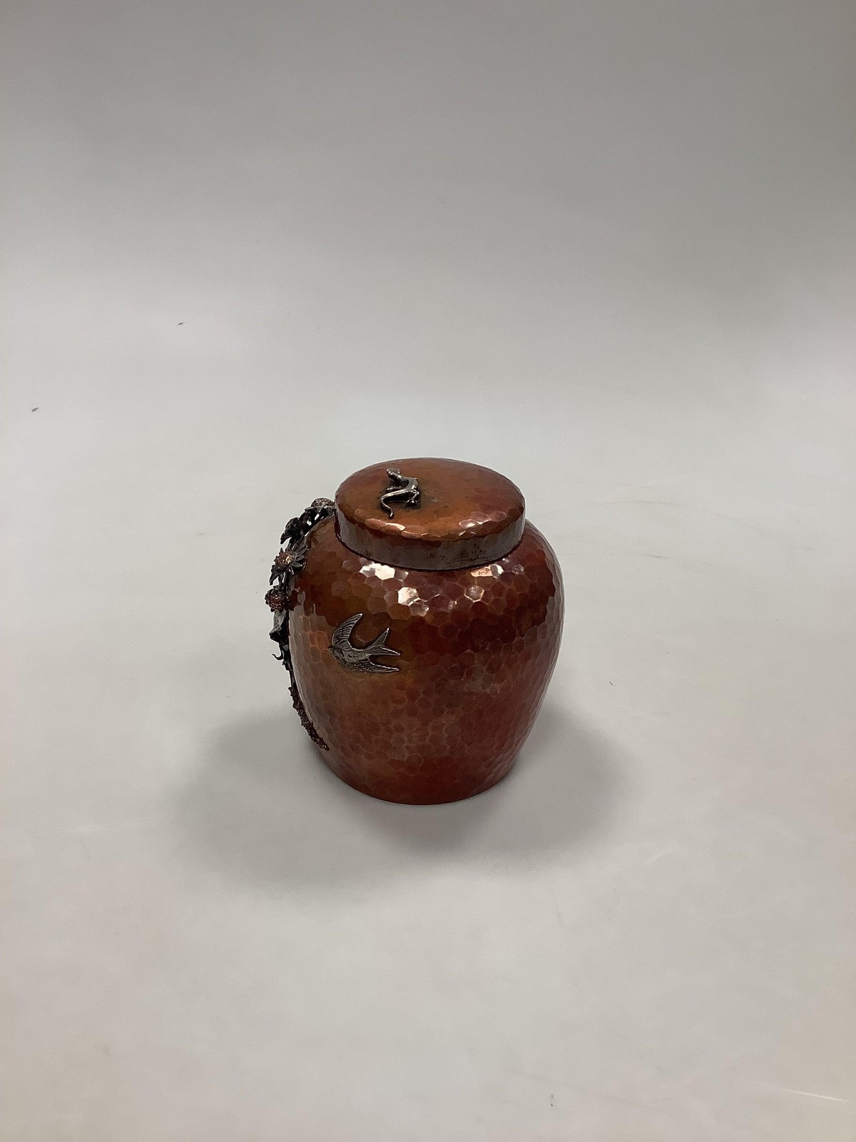Gorham Mixed Metal on Copper Japonesque Ginger / Tea Box