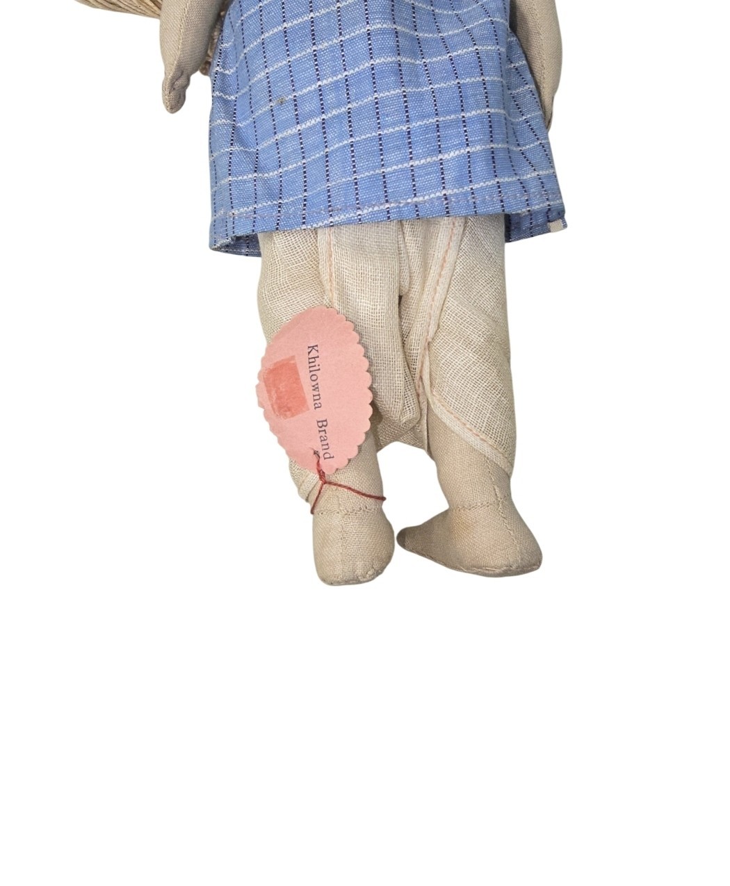 Antique 1920 Indian Doll India Khilowna Brand 11½” Traditional Clothing Milkman