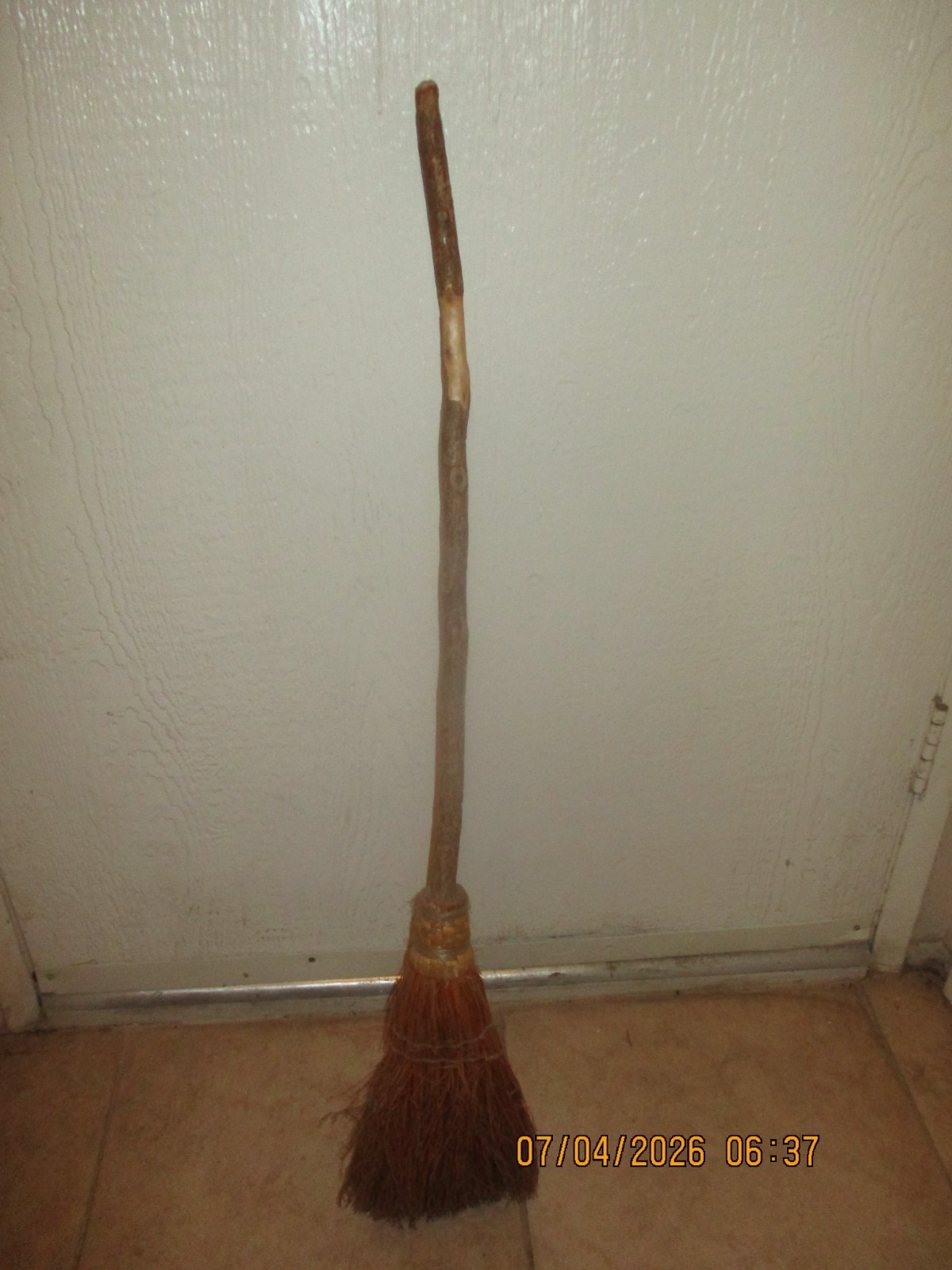 Vintage HANDMADE Artesian Made “Witches” Broom