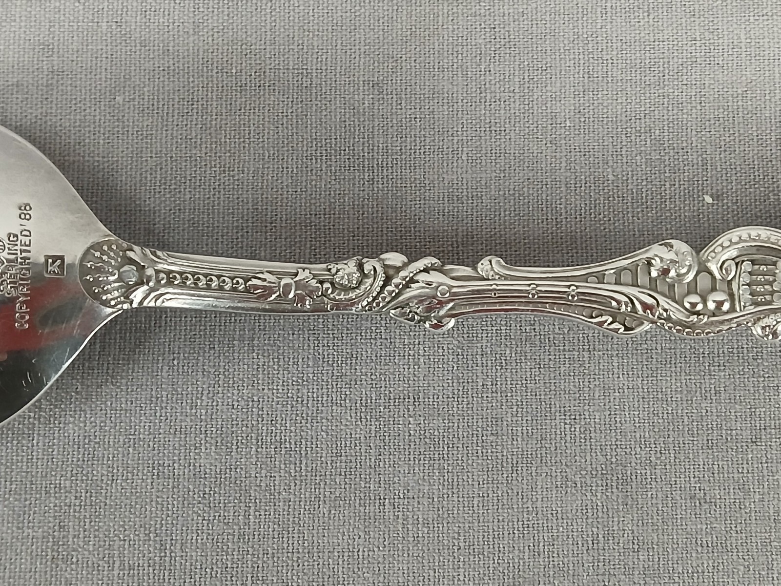 Antique Gorham Versailles Pattern Sterling Silver Teaspoon Circa 1899